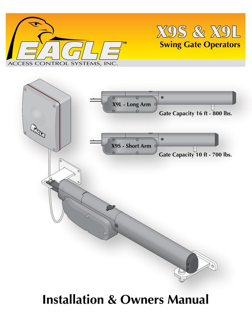 Eagle Access Control Systems X9S Operating instructions Eagle Access Control Systems X9S Operating instructions