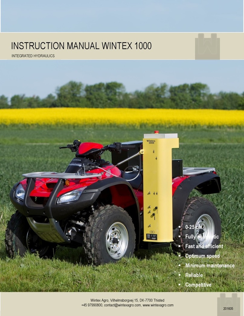 Wintex Agro WINTEX 1000 instruction manual