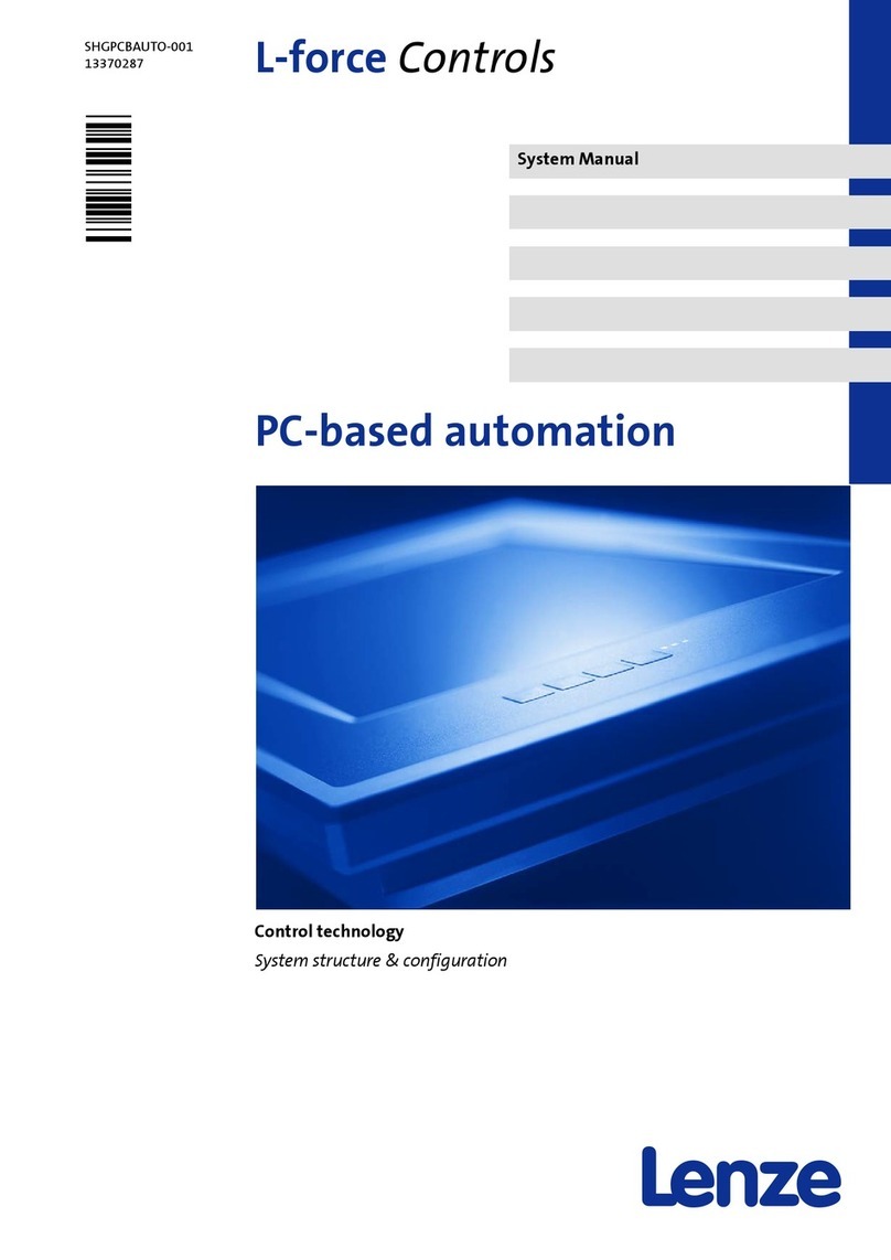 Lenze L-force Controls System manual