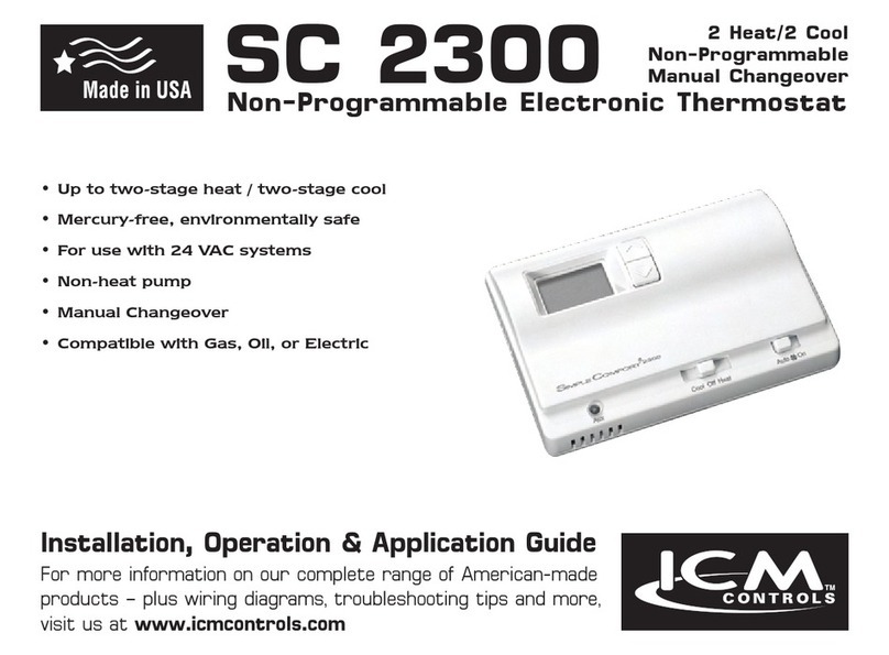 ICM Controls SC 2300 General instructions