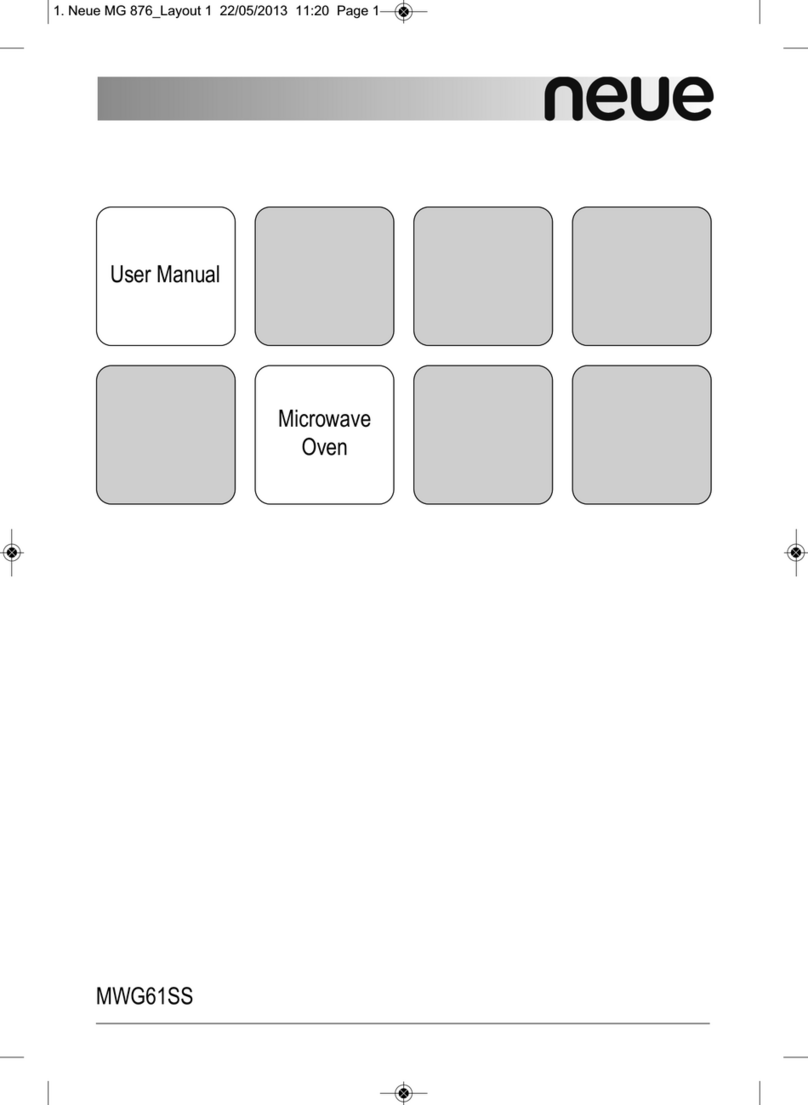 Neue MWG61SS User manual