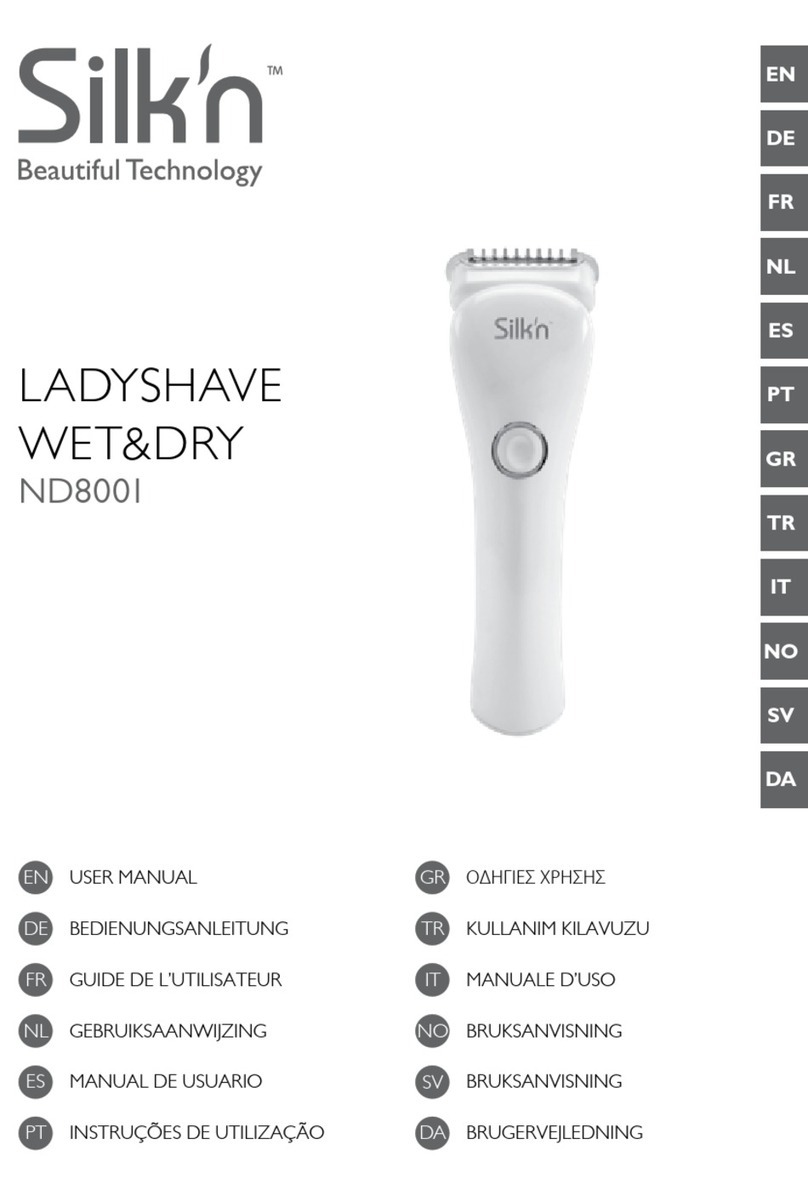 Silk'n LadyShave Wet&Dry ND8001 User manual