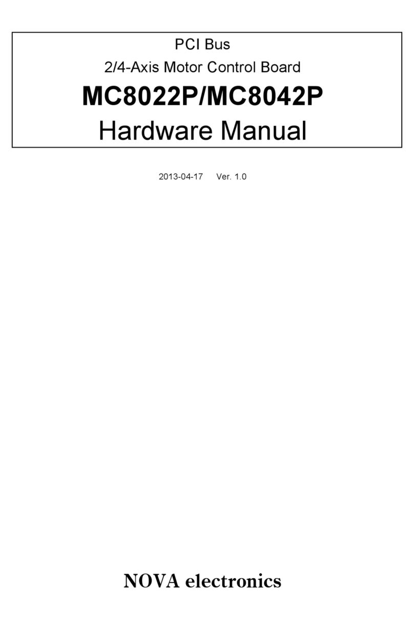 Nova Electronics MC8022P User manual