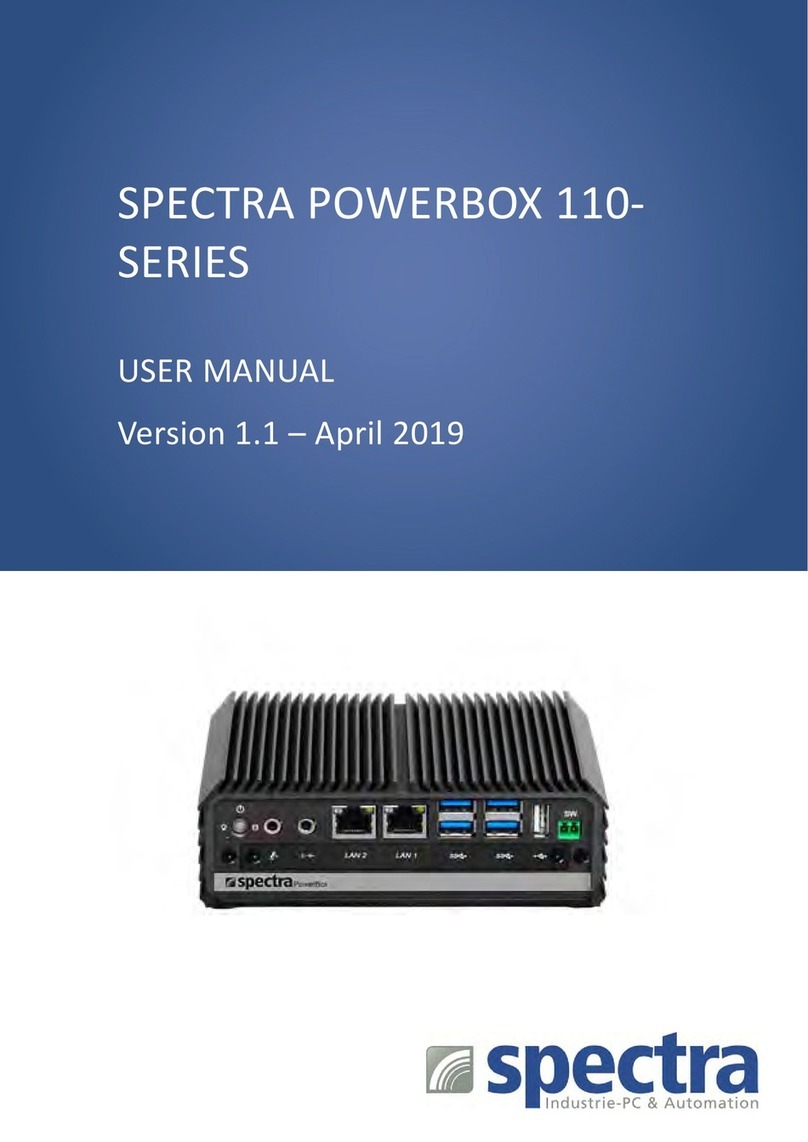 Spectra Powerbox 110 Series user manual