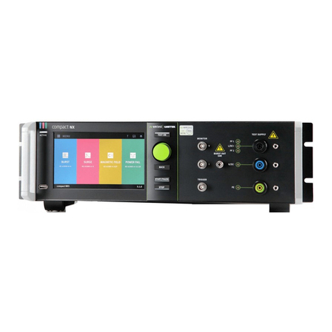 EMTEST compact NX5 Series Operation manual