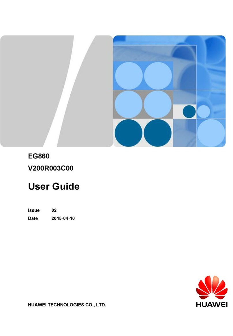 Huawei EG860 Series User manual Huawei EG860 Series User manual
