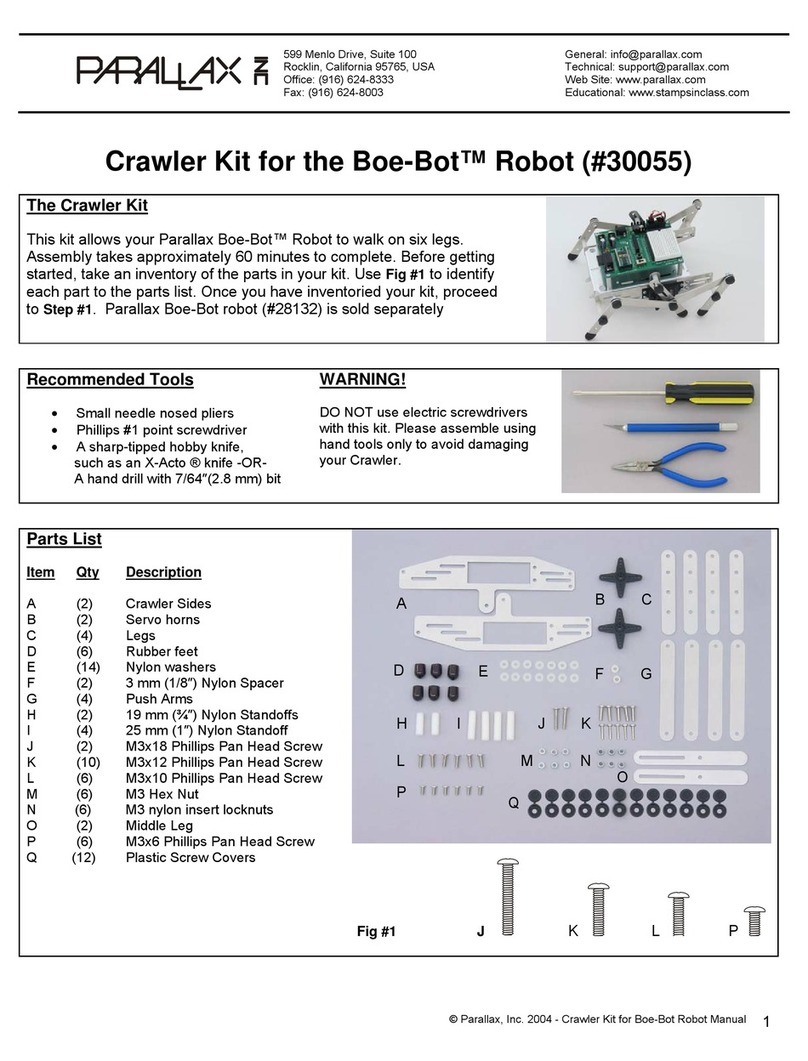 Parallax 30055 User manual