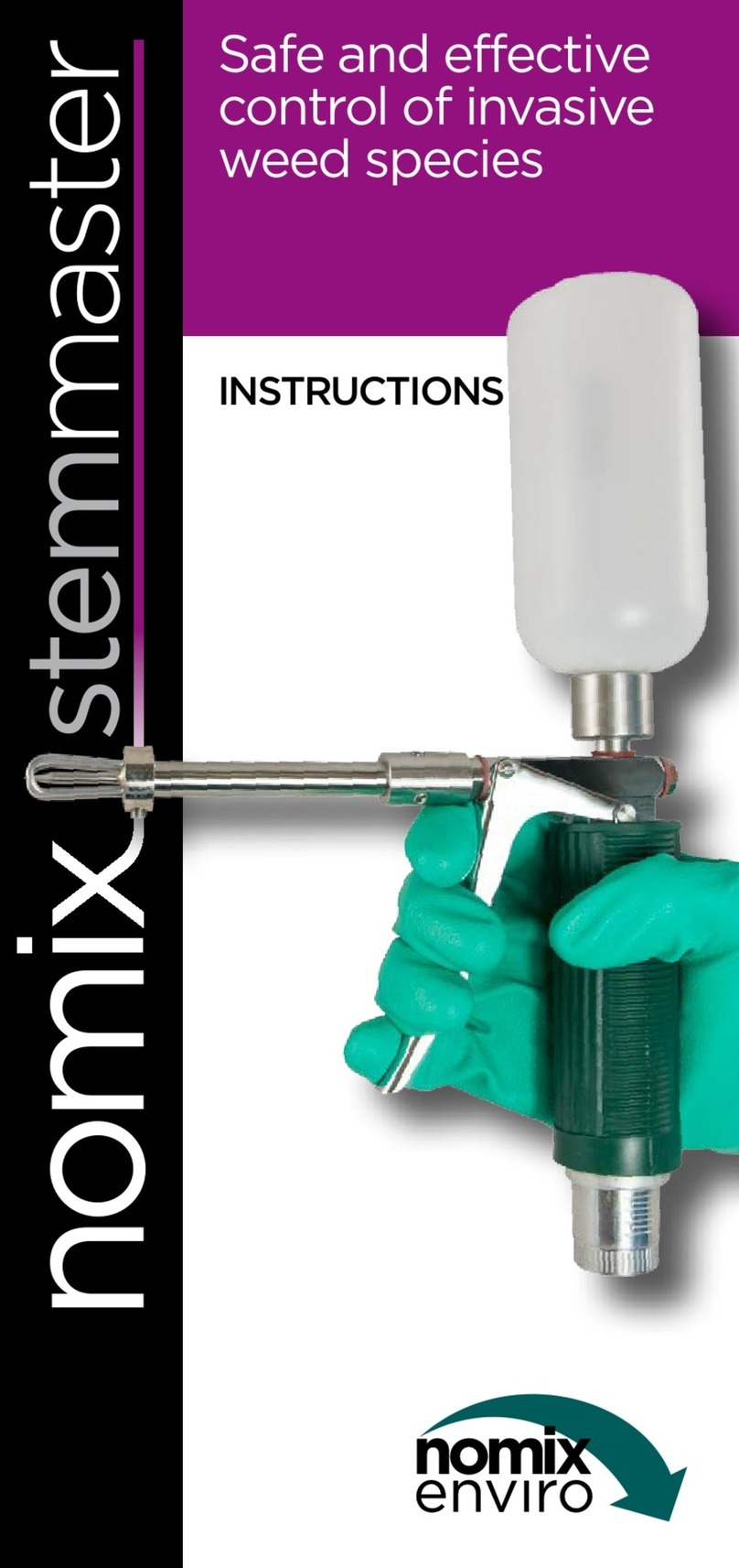 Nomix Enviro Stem Master instruction manual