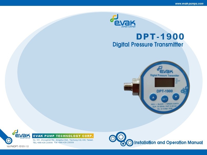 Evak DPT-1900 User manual