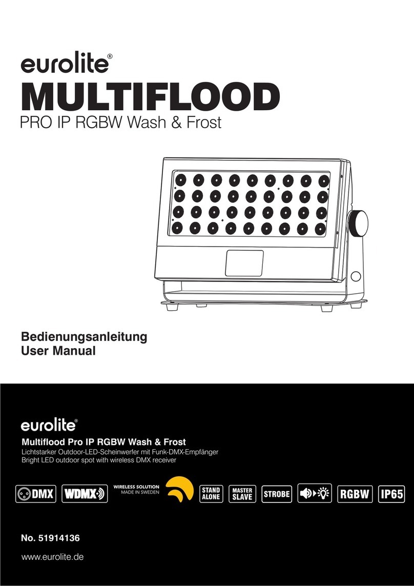 EuroLite Multiflood Pro IP RGBW Wash & Frost user manual