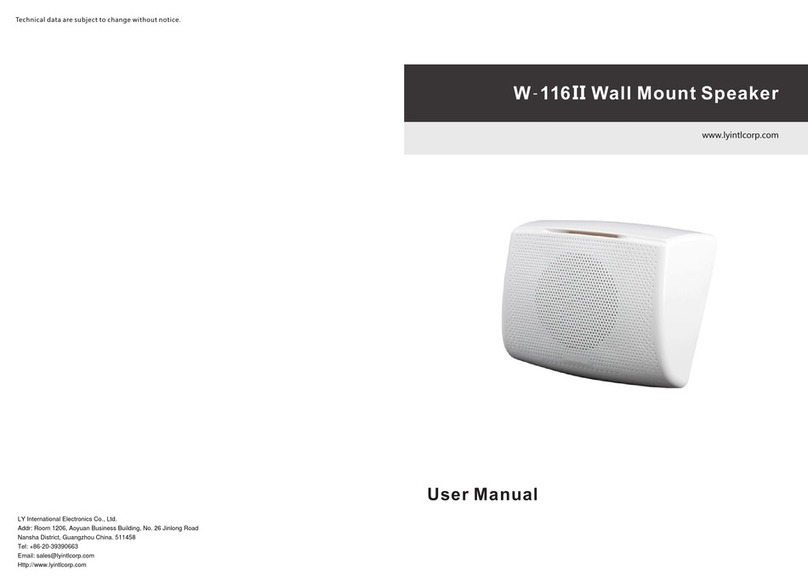 LY International Electronics W-116II user manual
