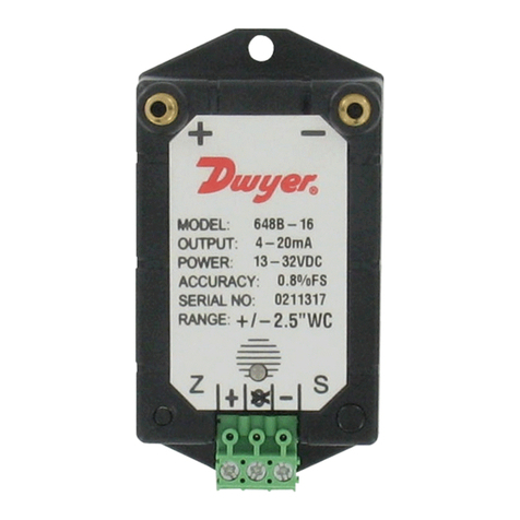 Dwyer Instruments 648B Series User manual