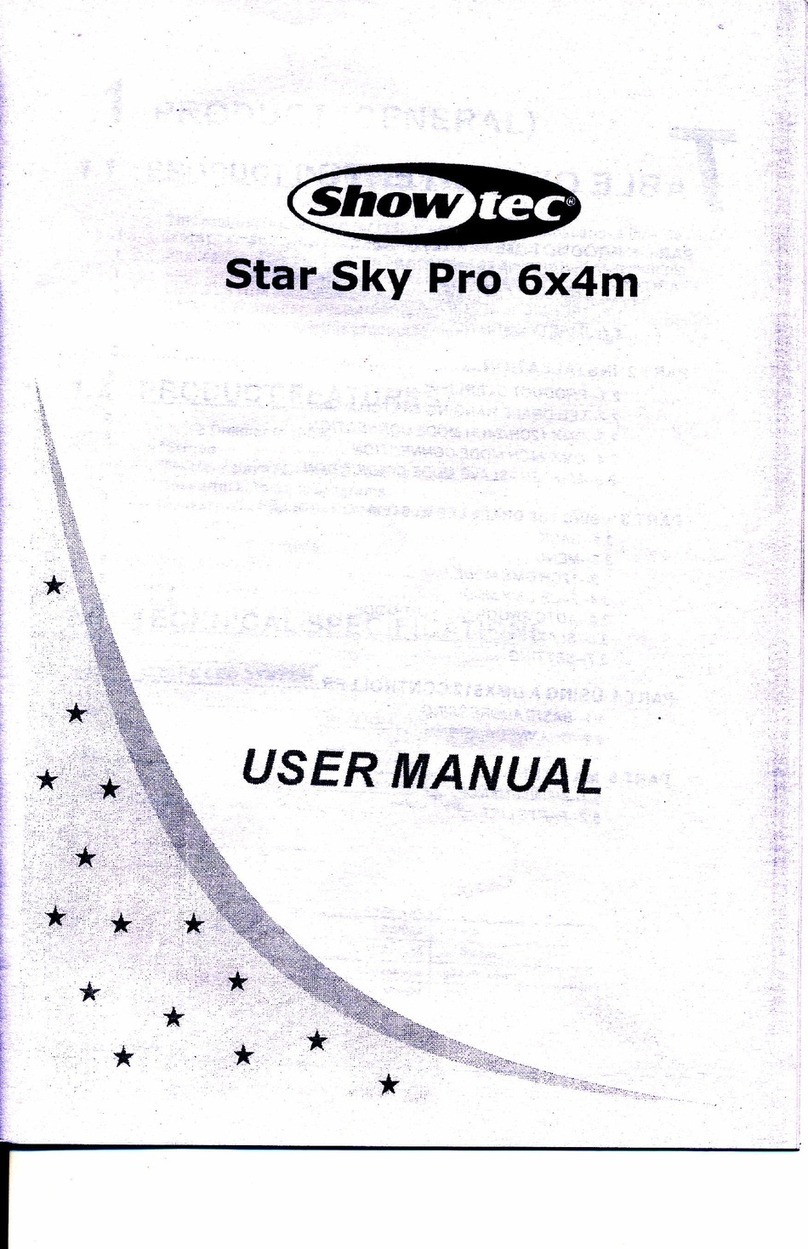 Show Tec Star Sky Pro User manual