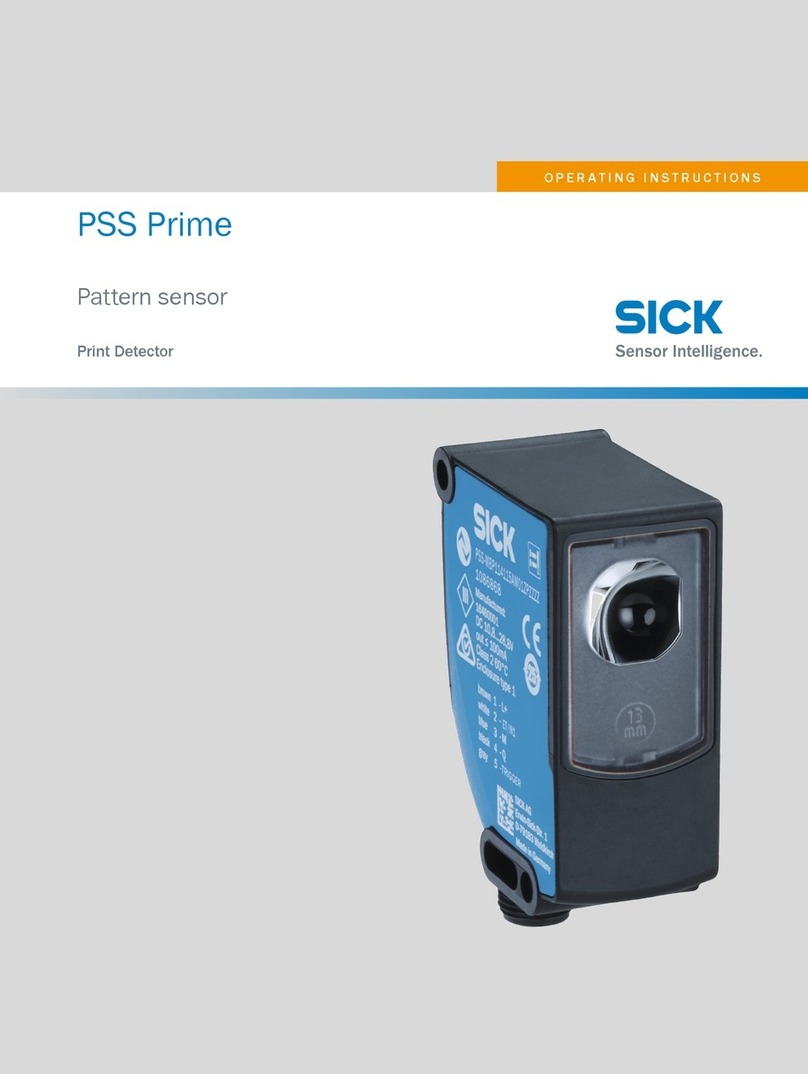SICK PSS Prime operating instructions SICK PSS Prime operating instructions