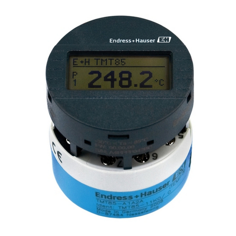 Endress+Hauser iTEMP TMT85 operating instructions