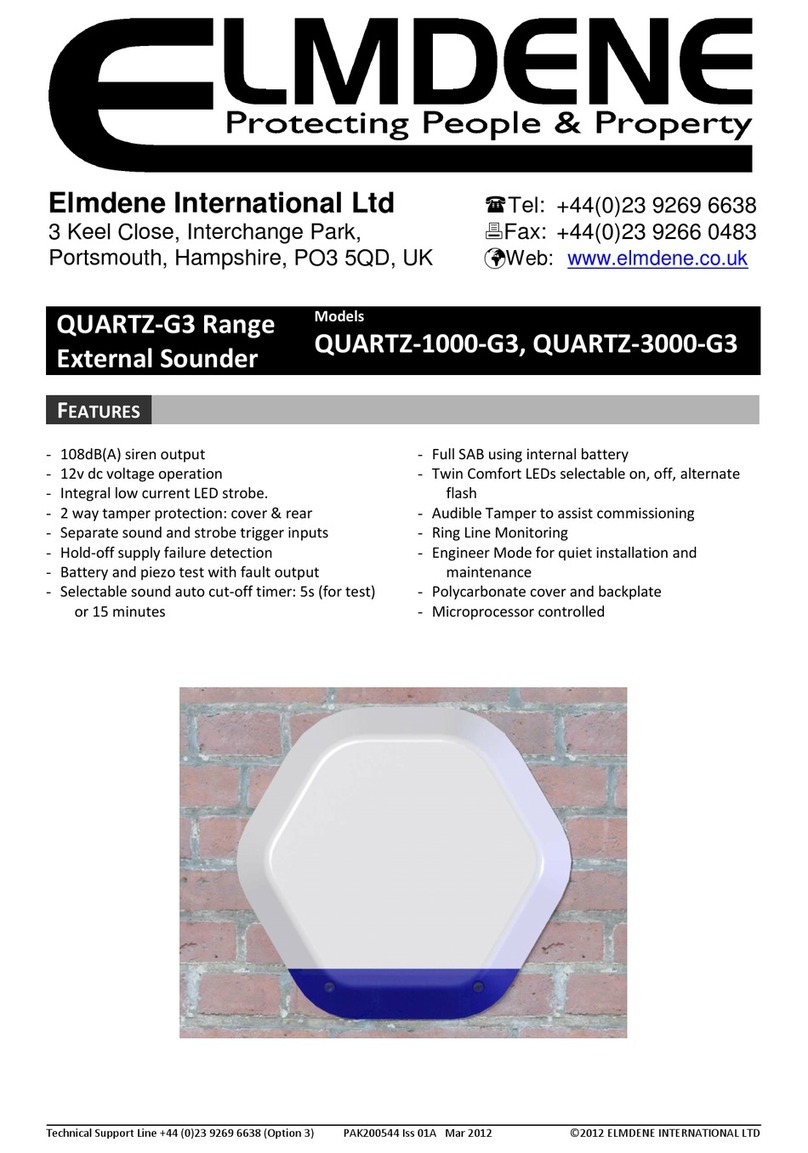 Elmdene Quartz-3000-G3 manual