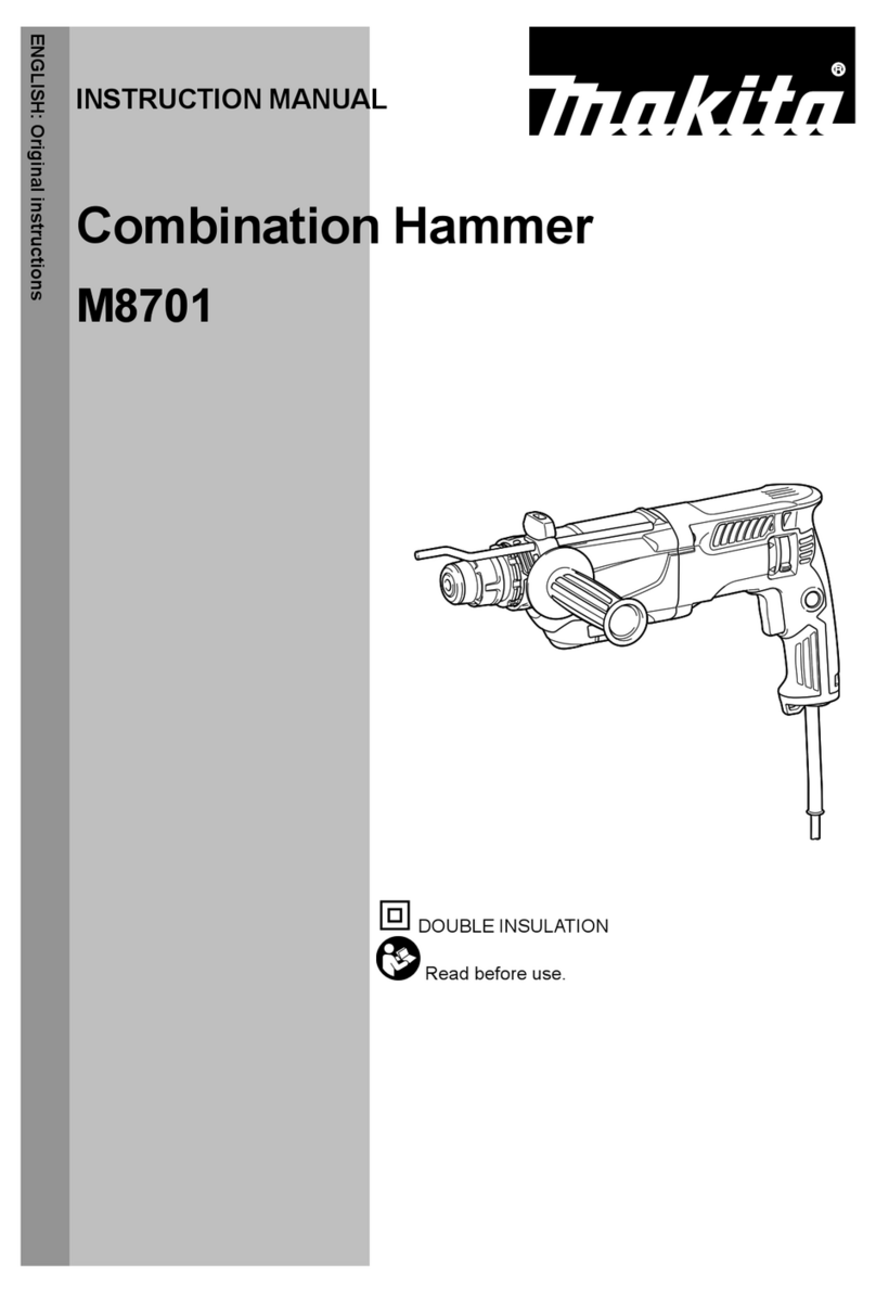 Makita M8701 User manual Makita M8701 User manual