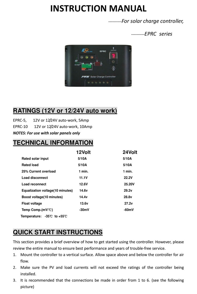 EP Solar EPRC10-EC User manual EP Solar EPRC10-EC User manual