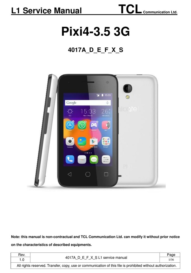 TCL Alcatel Pixi4-3.5 3G User manual