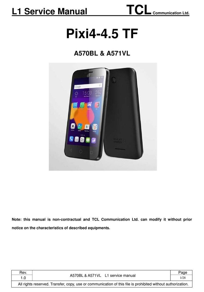 TCL Alcatel Pixi4-4.5 TF User manual