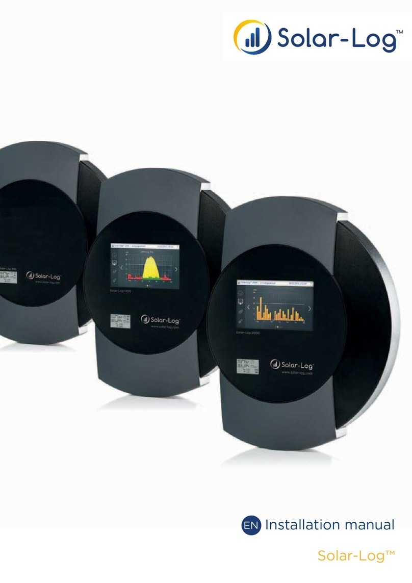 Solare Datensysteme Solar-Log 200 installation manual