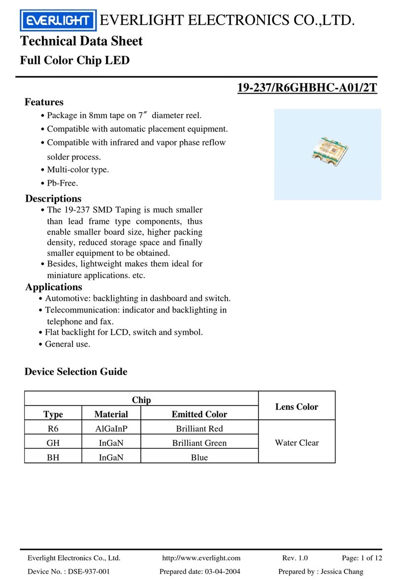 Everlight 19-237/R6GHBHC-A01/2T Instruction Manual