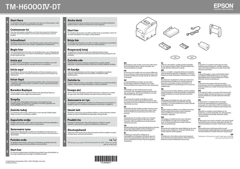 Epson TM-H6000IV-DT Instruction Manual