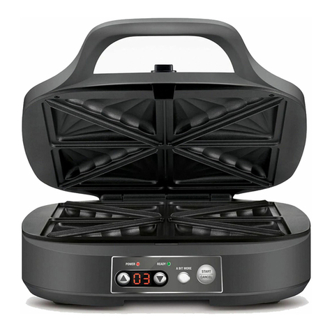 Breville Power Toastie LTS425GRY Instruction book