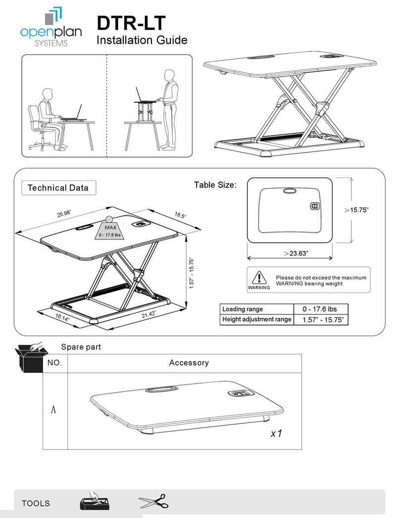Openplan DTR-LT User manual