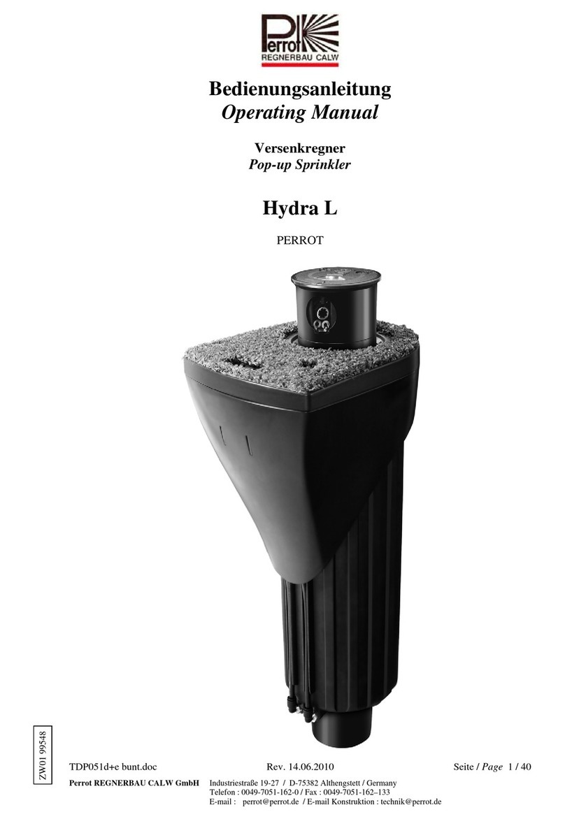 Perrot Hydra L operating manual