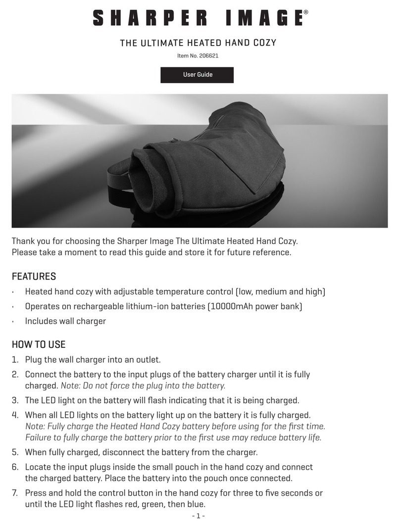 Sharper Image 206621 User manual