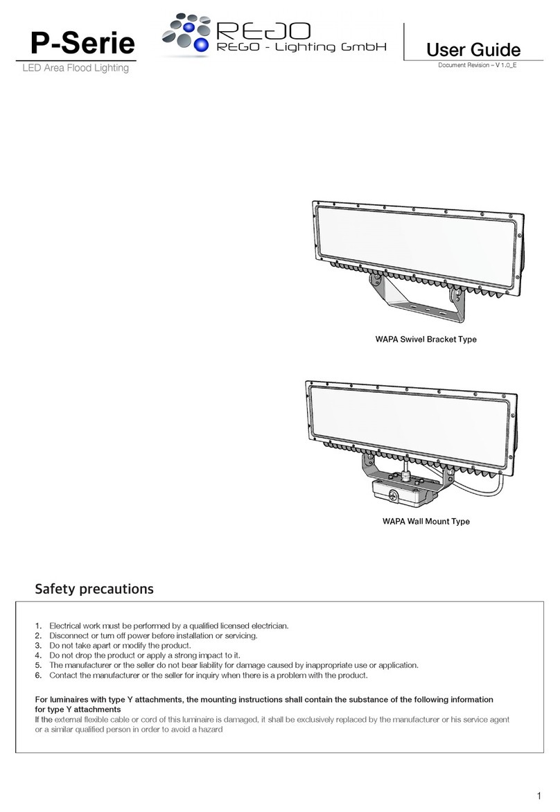 Rego P Series user guide