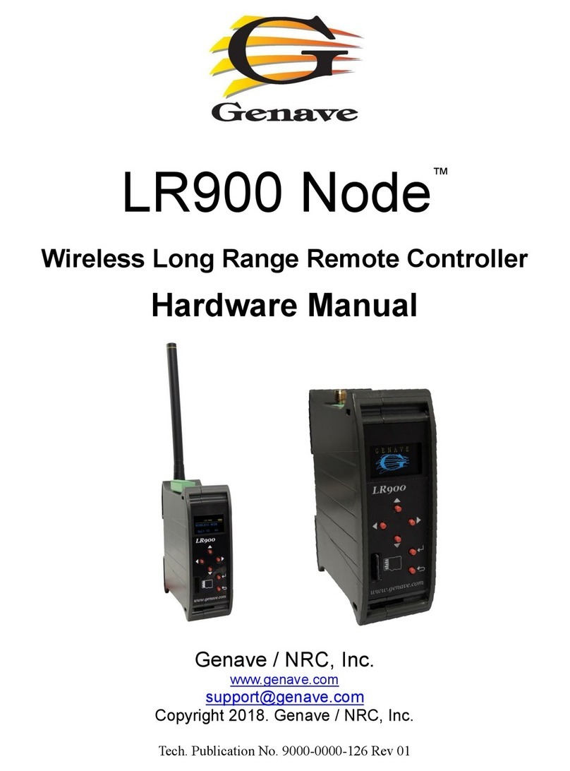 Genave LR900 Node User manual