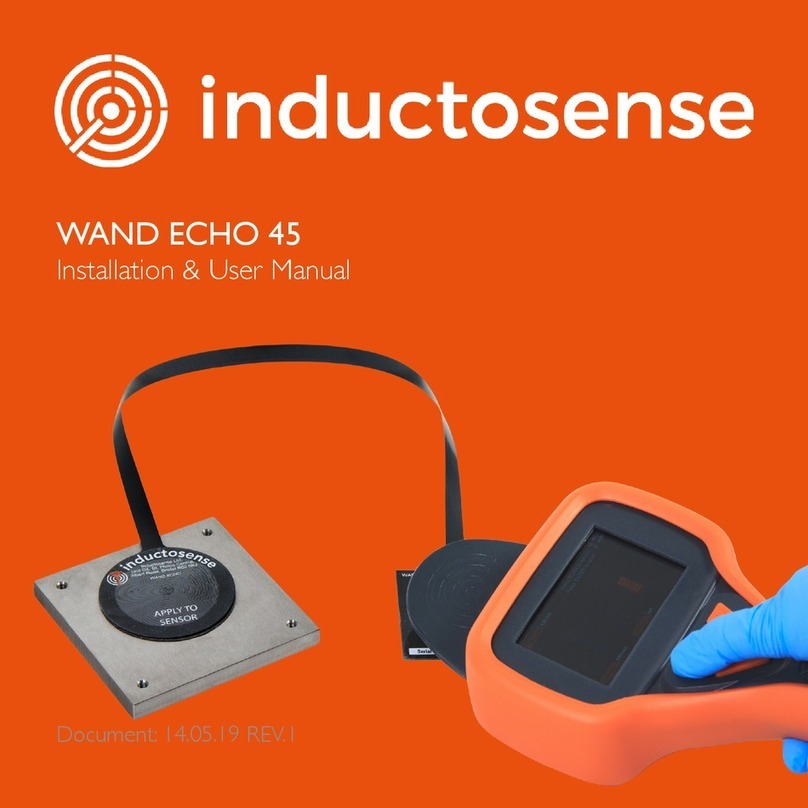 Inductosense Wand Echo 45 Installation & user manual Inductosense Wand Echo 45 Installation & user manual