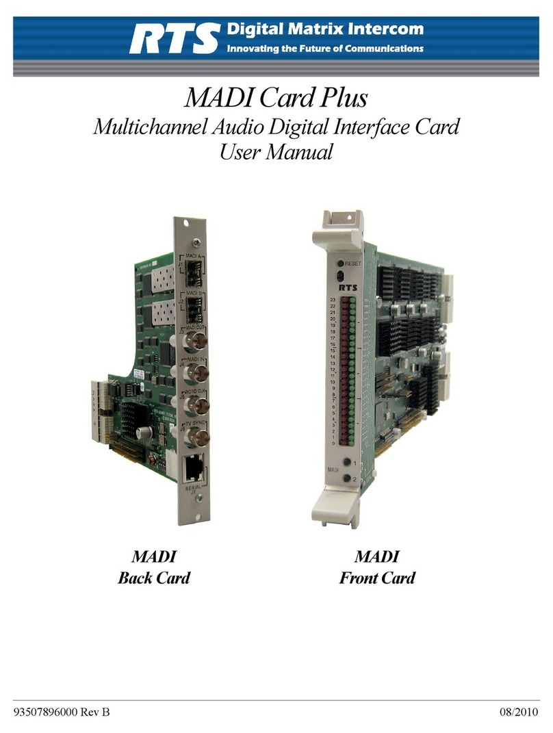 Bosch MADI Card Plus Series user manual