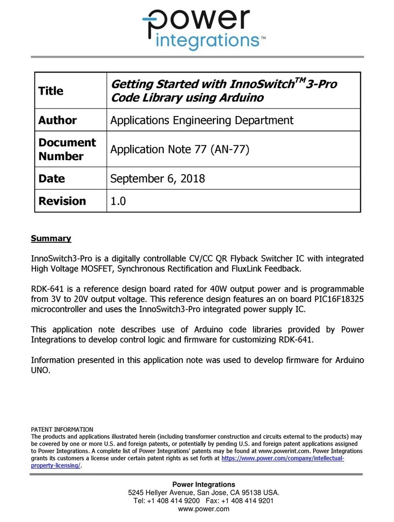 Power integrations InnoSwitch3-Pro User manual