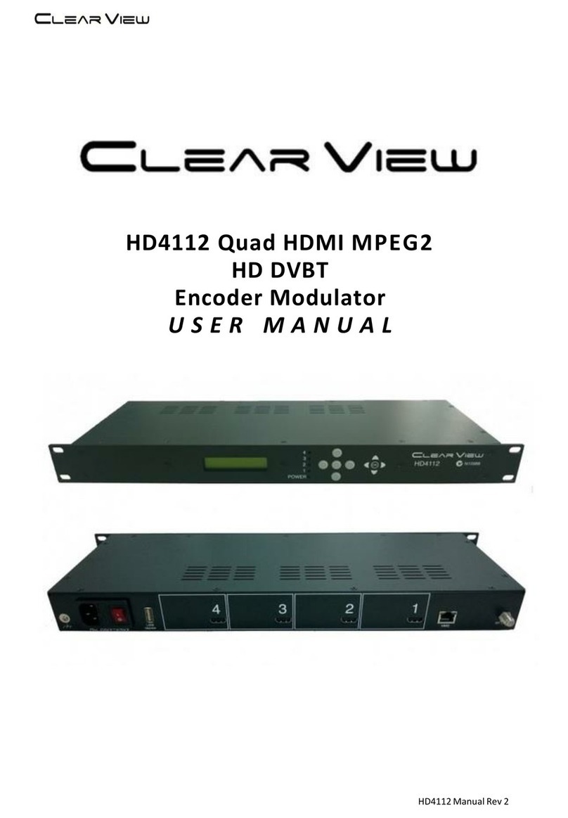 ClearView HD4112 user manual