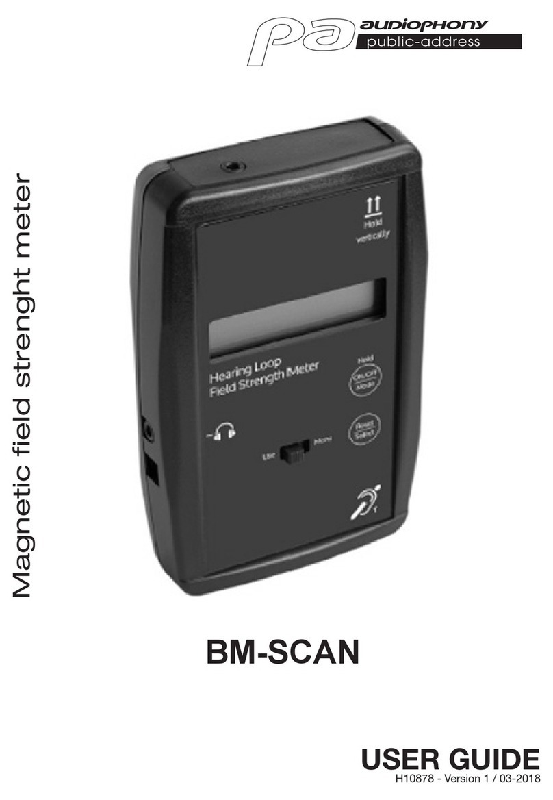 audiophony BM-SCAN user guide
