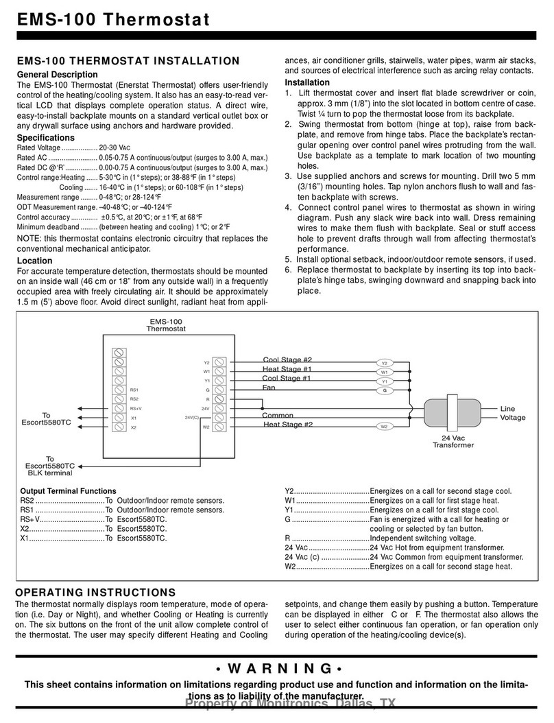 DSC EMS-100 installation manual