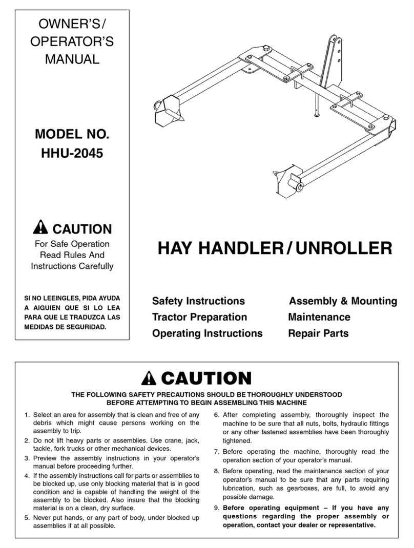 Worksaver HHU-2045 Owner's/operator's manual