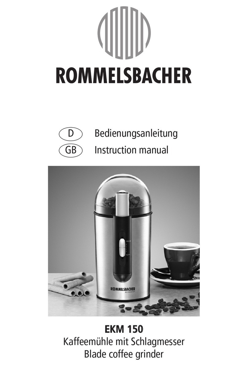 Rommelsbacher EKM 150 instruction manual