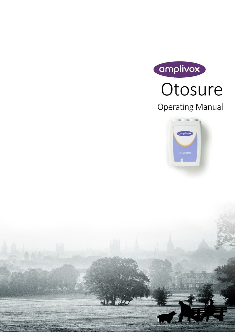 AmpliVox Otosure operating manual