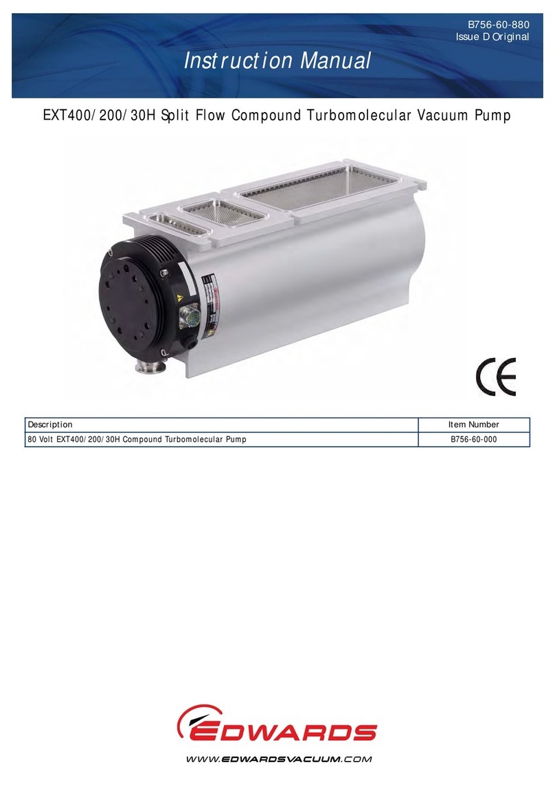 Edwards EXT400/200/30H instruction manual