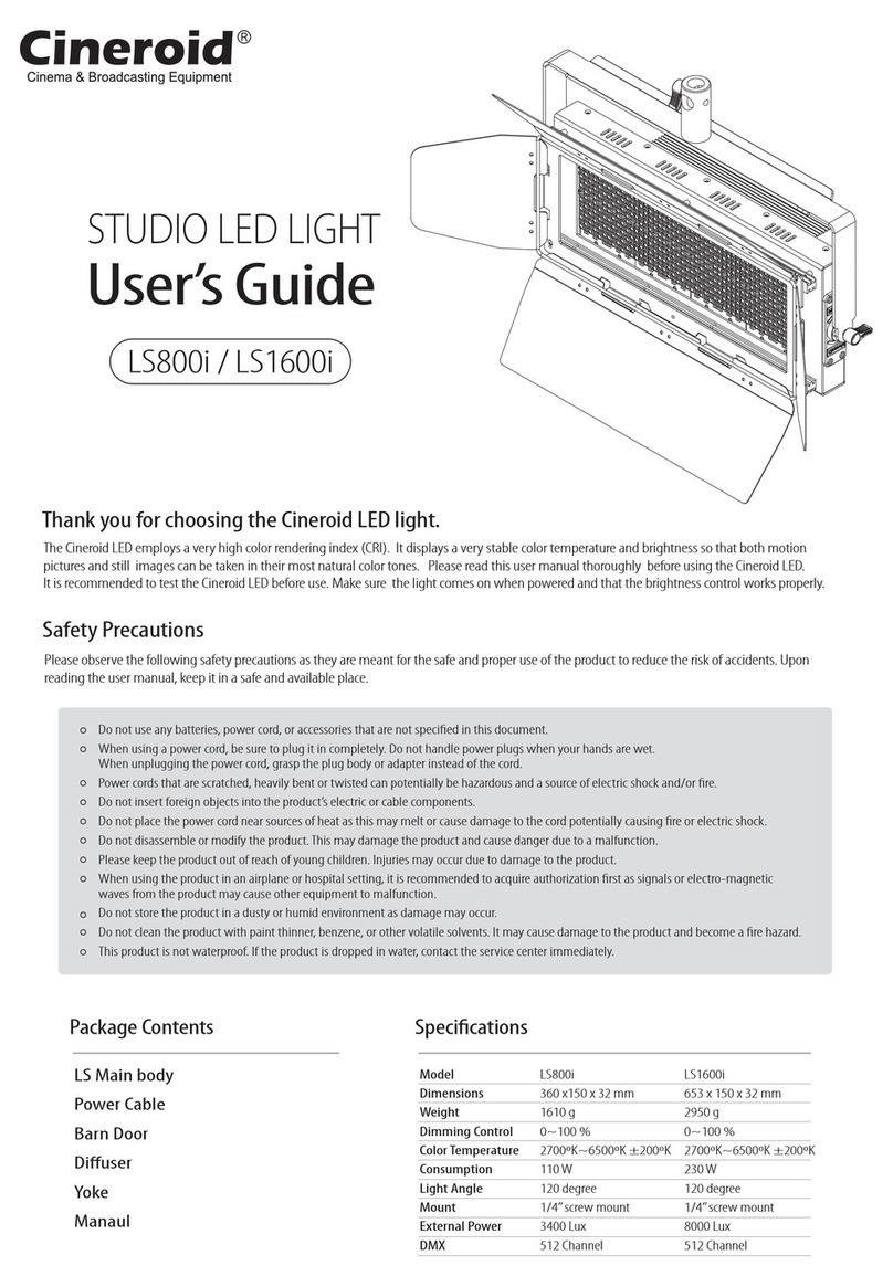 Cineroid LS1600i user guide
