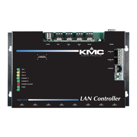 KMC Controls KMD-5210 Installation and operation guide