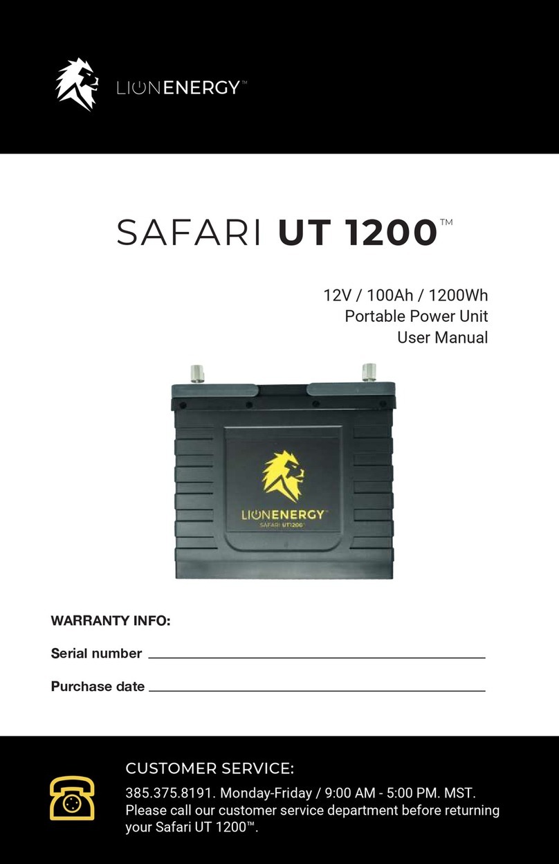 Lion Energy SAFARI UT 1200 user manual