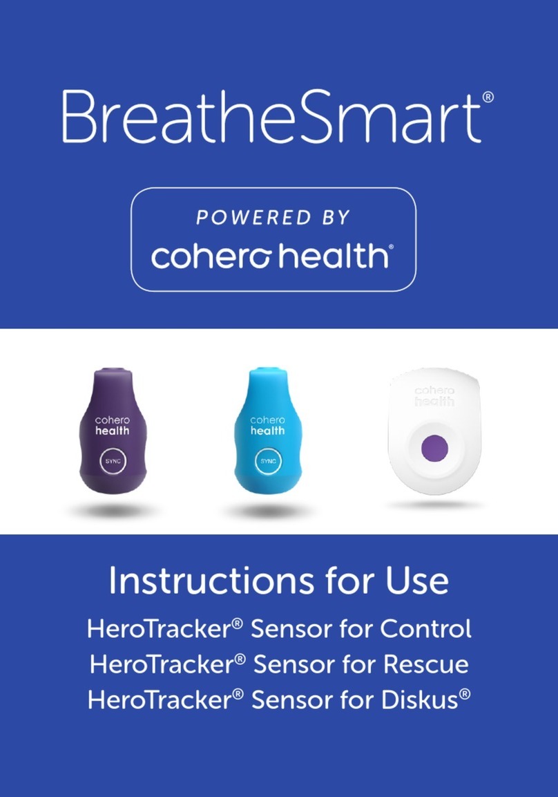 Cohero Health BreatheSmart HeroTracker Instructions for use