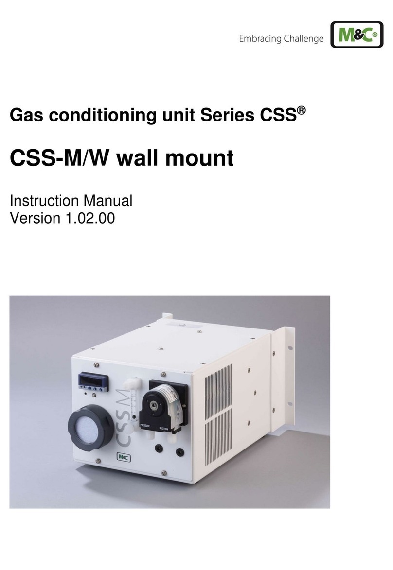 M&C CSS Series instruction manual