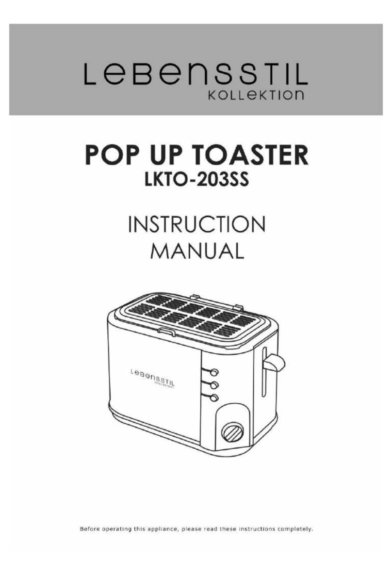 Lebensstil Kollektion LKTO-203SS instruction manual