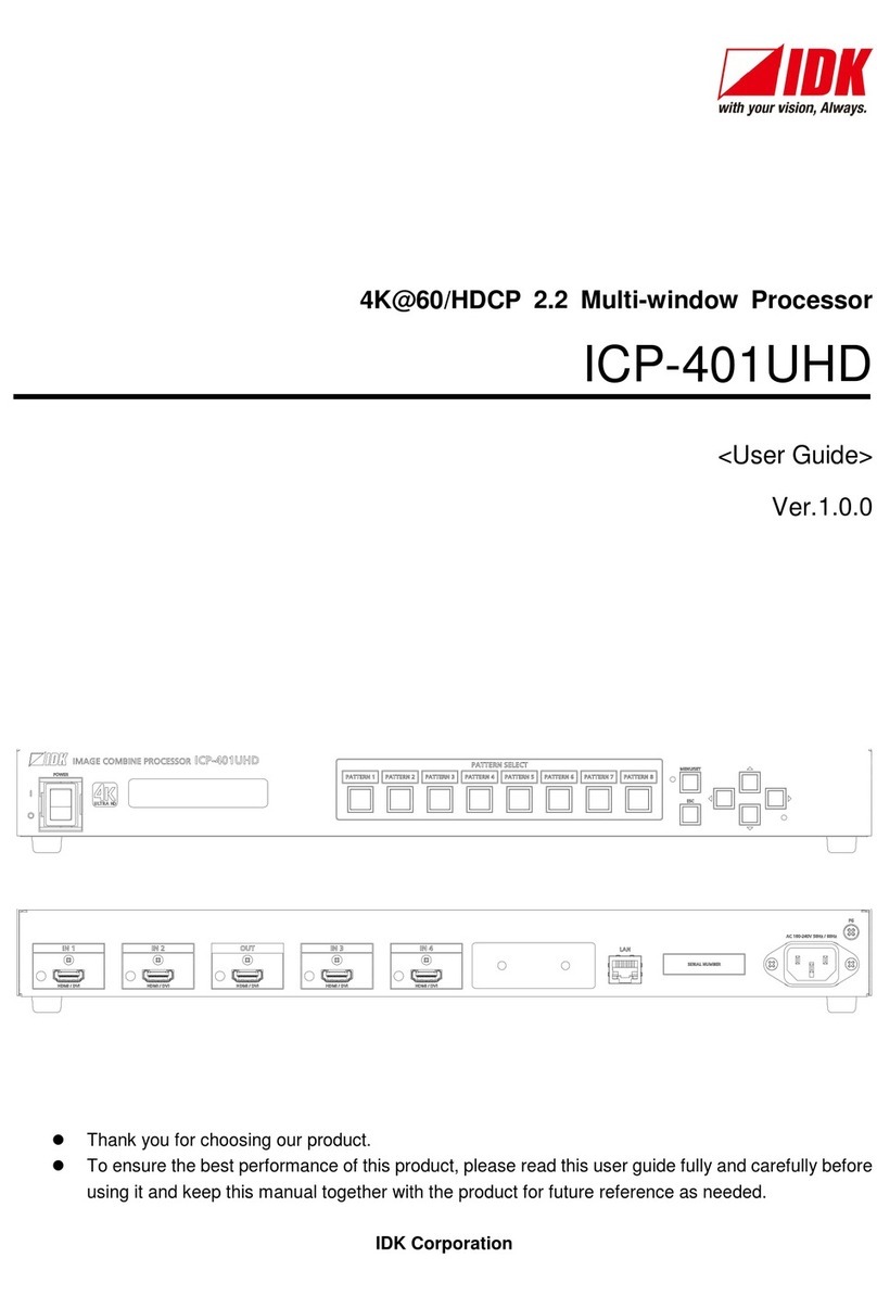 IDK ICP-401UHD user guide